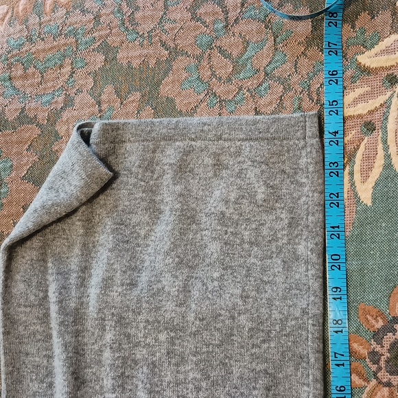 White + Warren Heather Gray Cashmere Knit Pants Sz L - Picture 10 of 12